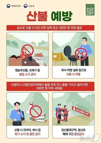 본문 이미지 - 봄철 대형 산불  홍보 리플릿