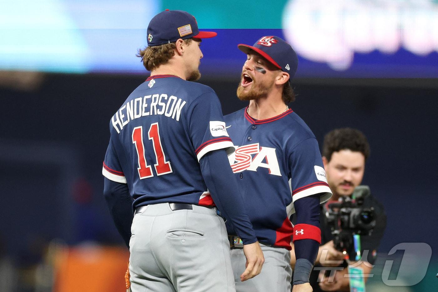 본문 이미지 - 미국이 2026 WBC 결승에 선착했다. ⓒ AFP=뉴스1