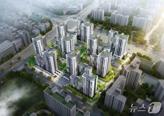 본문 이미지 - 마곡지구 17단지 조감도 (SH 제공) 뉴스1 ⓒ News1 