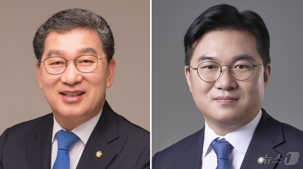 본문 이미지 - 전남광주특별시장 신정훈, 정준호 후보.(후보측 제공. 재배포 및 DB 금지) 2026.3.16 ⓒ 뉴스1