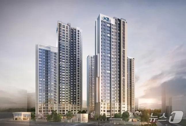 본문 이미지 -  자이디그니티 투시도 (GS건설 제공) 