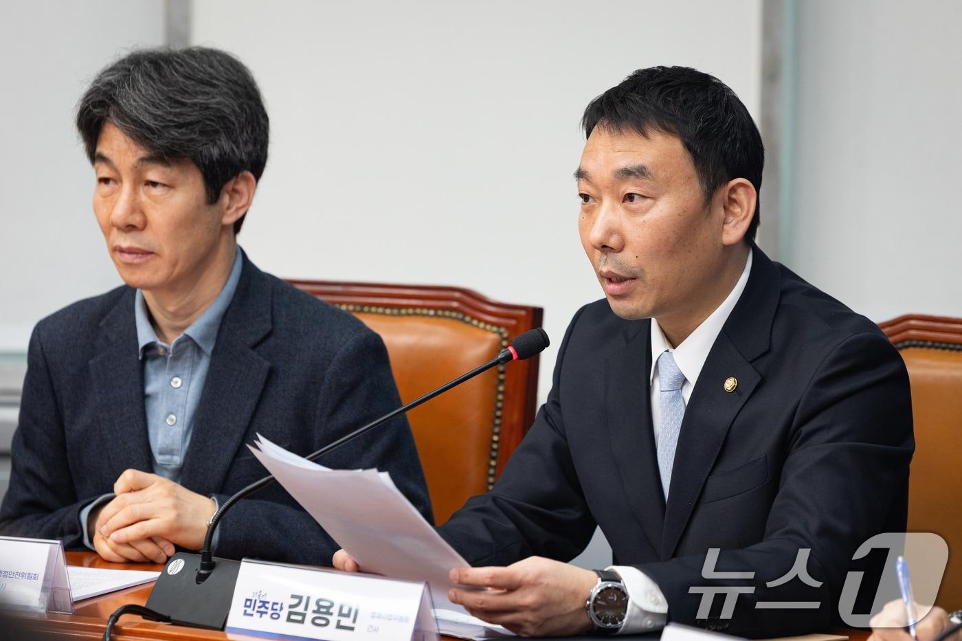 본문 이미지 - 김용민 국회 법제사법위원회 더불어민주당 간사. 2026.3.17 ⓒ 뉴스1 유승관 기자