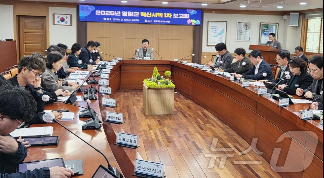 본문 이미지 - 영암군 혁신 시책 보고회(영암군 제공. 재판매 및 DB금지) ⓒ 뉴스1 