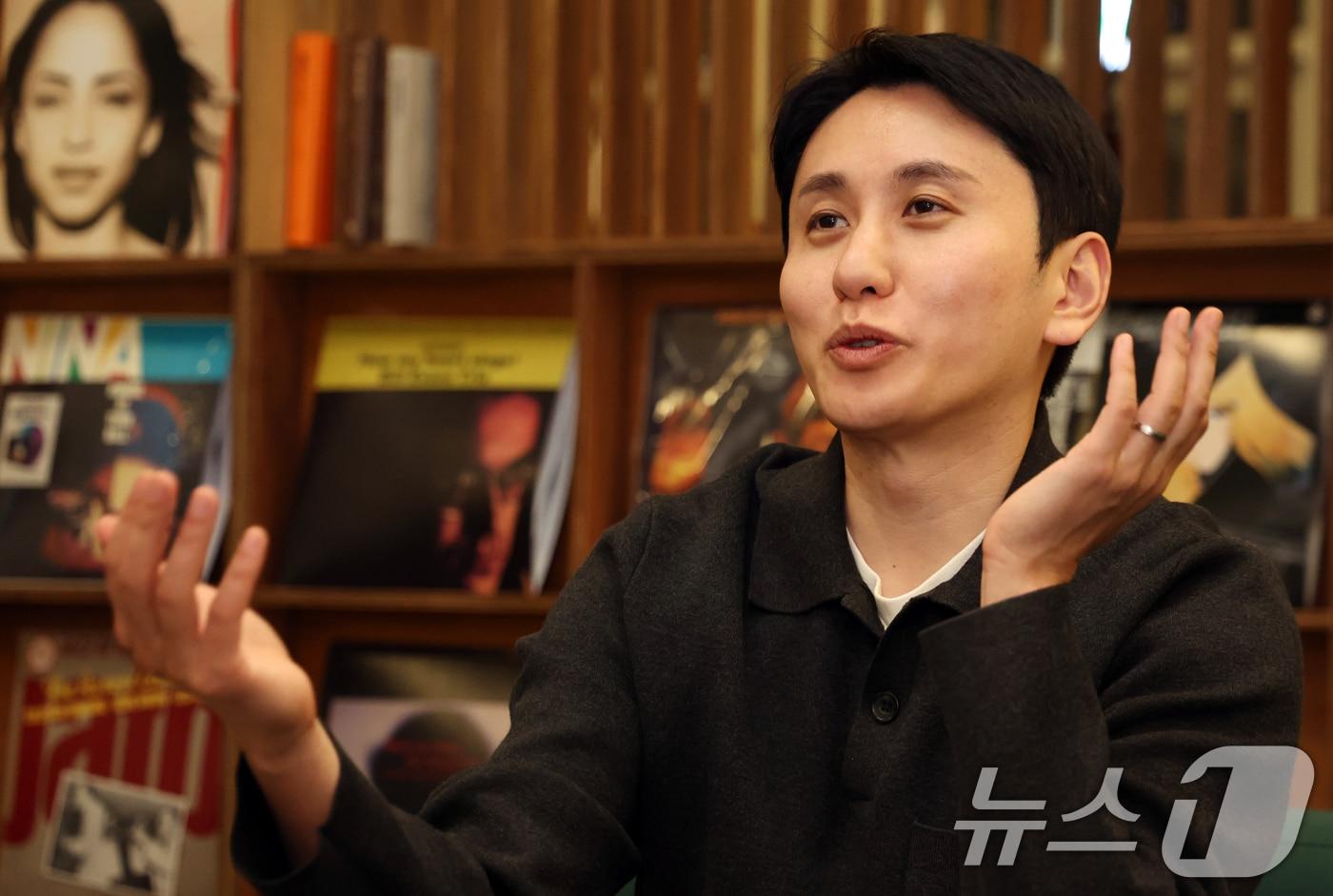 본문 이미지 - 이승현 인핸스 대표가 17일 서울 서초구 인핸스 사무실에서 뉴스1과 인터뷰를 하고 있다. 2026.3.17 ⓒ 뉴스1 김명섭 기자