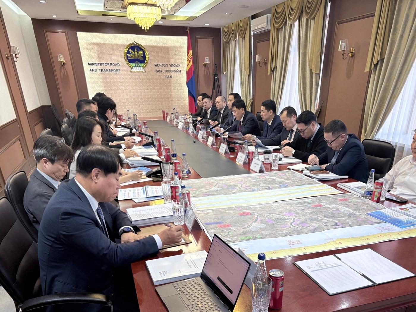 본문 이미지 - 국가철도공단 몽골 철도건설 사전타당성조사 용역 최종보고회.(국가철도공단 제공)뉴스1ⓒ news1