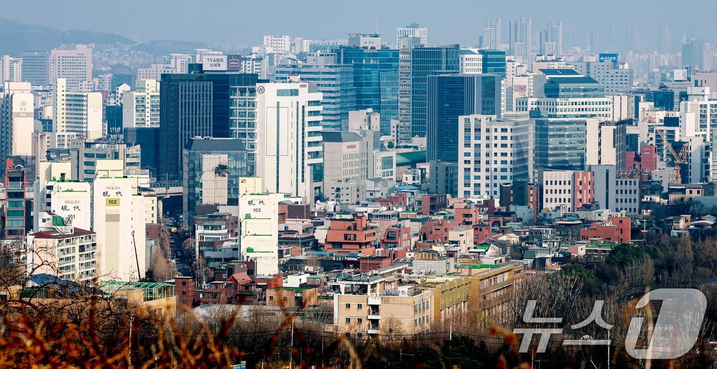 본문 이미지 - 성동구 아파트 단지의 모습. (자료사진) ⓒ 뉴스1 이호윤 기자