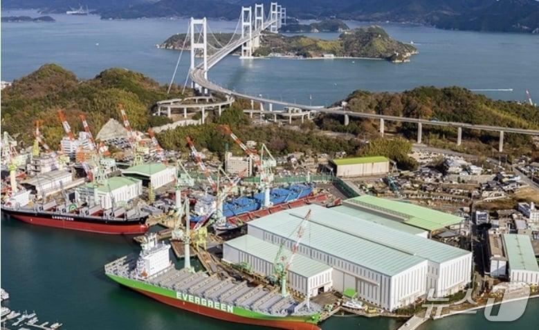 본문 이미지 - 이마바리조선소 전경(이마바리조선 홈페이지 갈무리)