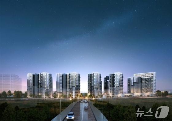 본문 이미지 -  삼성물산 '래미안 엘라비네' 예상 조감도 (삼성물산 제공) 뉴스1 ⓒ News1