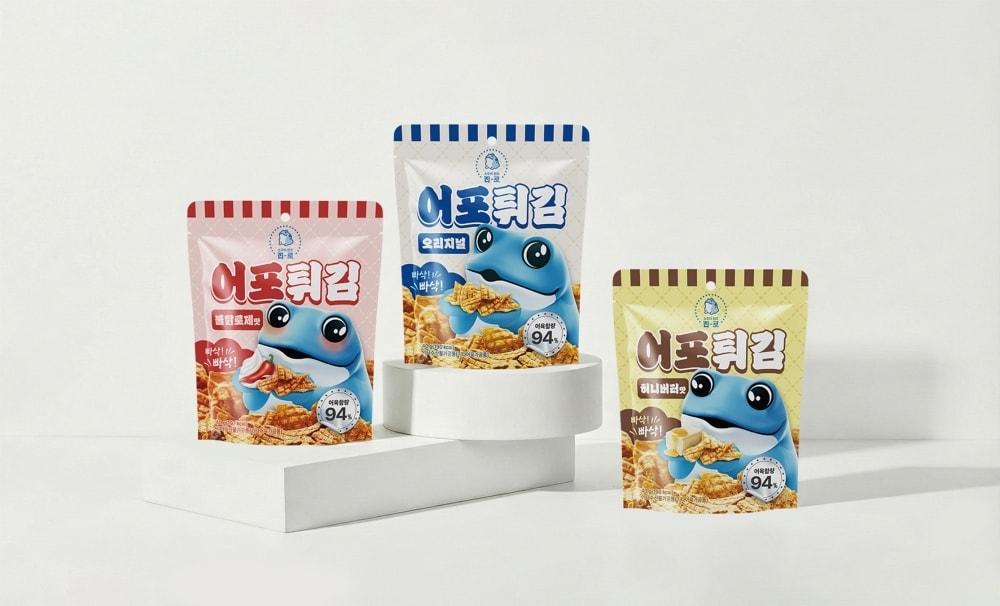 본문 이미지 - '진로 어포튀김' 3종 제품 이미지.(서영이앤티 제공)