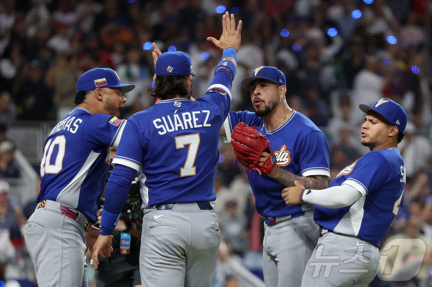 본문 이미지 - 베네수엘라가 미국을 꺾고 2026 월드베이스볼클래식(WBC) 우승을 차지했다. ⓒ AFP=뉴스1