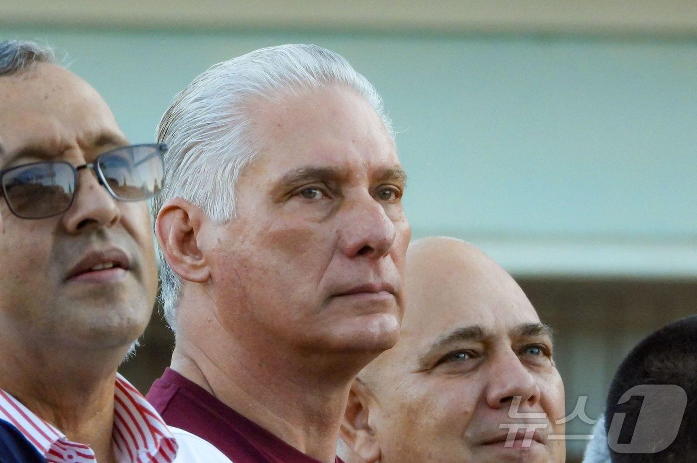 본문 이미지 - 쿠바 대통령이자 쿠바 공산당 제1서기인 미겔 디아스카넬 ⓒ AFP=뉴스1