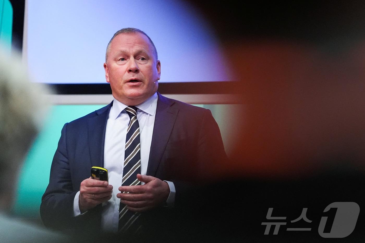 본문 이미지 - 니콜라이 탕엔 노르웨이 중앙은행 투자관리처(NBIM) 최고경영자(CEO). 2026.01.29 ⓒ 로이터=뉴스1