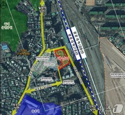 본문 이미지 -  노원구 월계동 411-53번지 일대 (서울시 제공) 뉴스1 ⓒ News1 