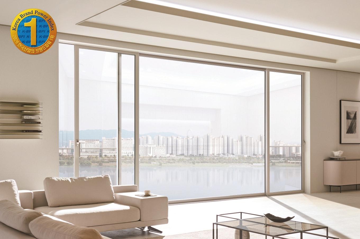 본문 이미지 - LX하우시스 LX지인 뷰프레임(LX하우시스 제공)