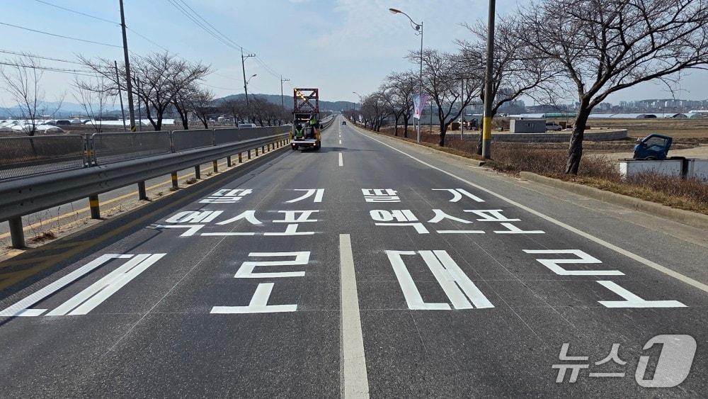 본문 이미지 - ‘딸기엑스포대로’(논산시 제공.재판매 및 DB금지)/뉴스1