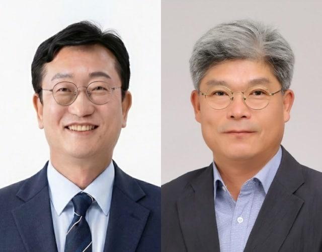 본문 이미지 - 조국혁신당은 19일 혁신인재 2·3호로 명창환 중앙당 행정혁신특별위원장 겸 대변인(왼쪽)과 김덕수 중앙당 대변인을 영입했다고 밝혔다. (조국혁신당 제공)