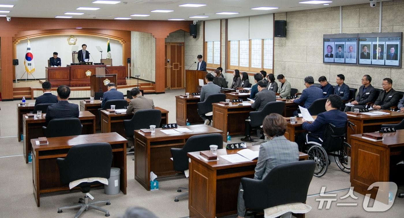 본문 이미지 - 전북 김제시의회 본회의장./뉴스1 DB