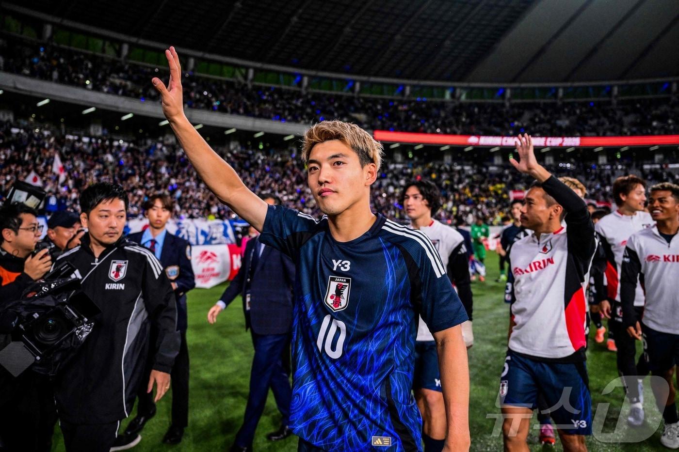 본문 이미지 - 일본이 5월31일 월드컵 출정식을 갖는다. ⓒ AFP=뉴스1