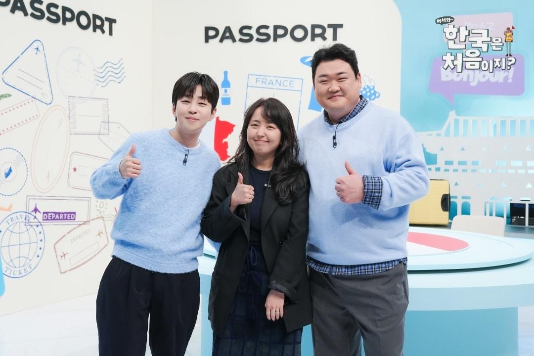 본문 이미지 - (왼쪽부터) 딘딘, 전민경 PD, 김준현/ 사진제공=MBC에브리원