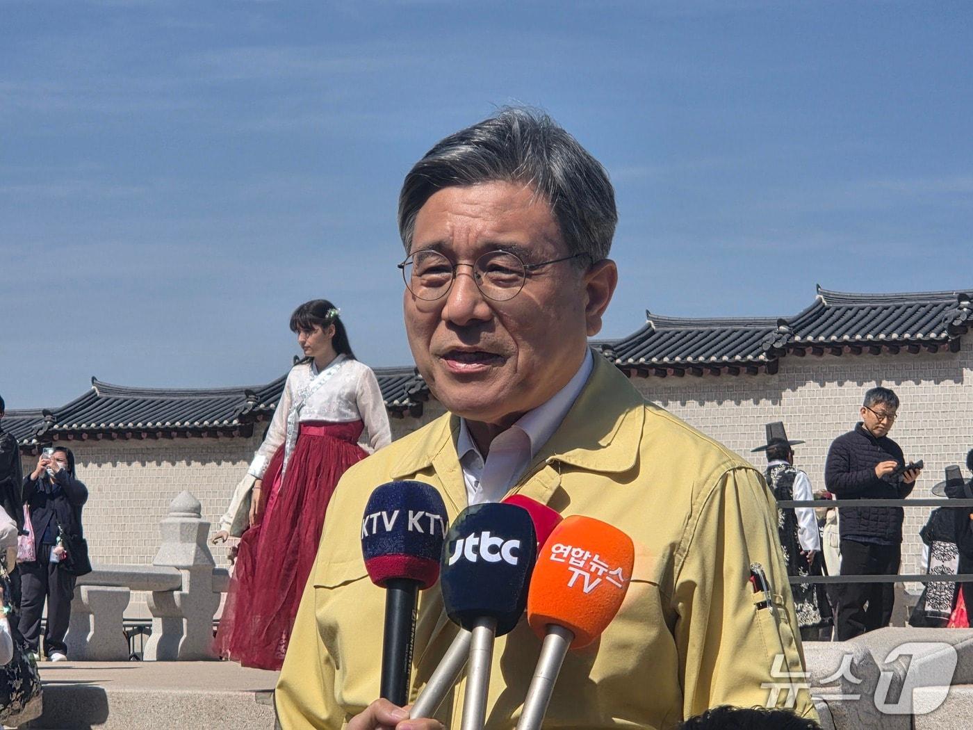 본문 이미지 - 허민 국가유산청장. 2026.3.19/뉴스1 ⓒ News1 정수영 기자