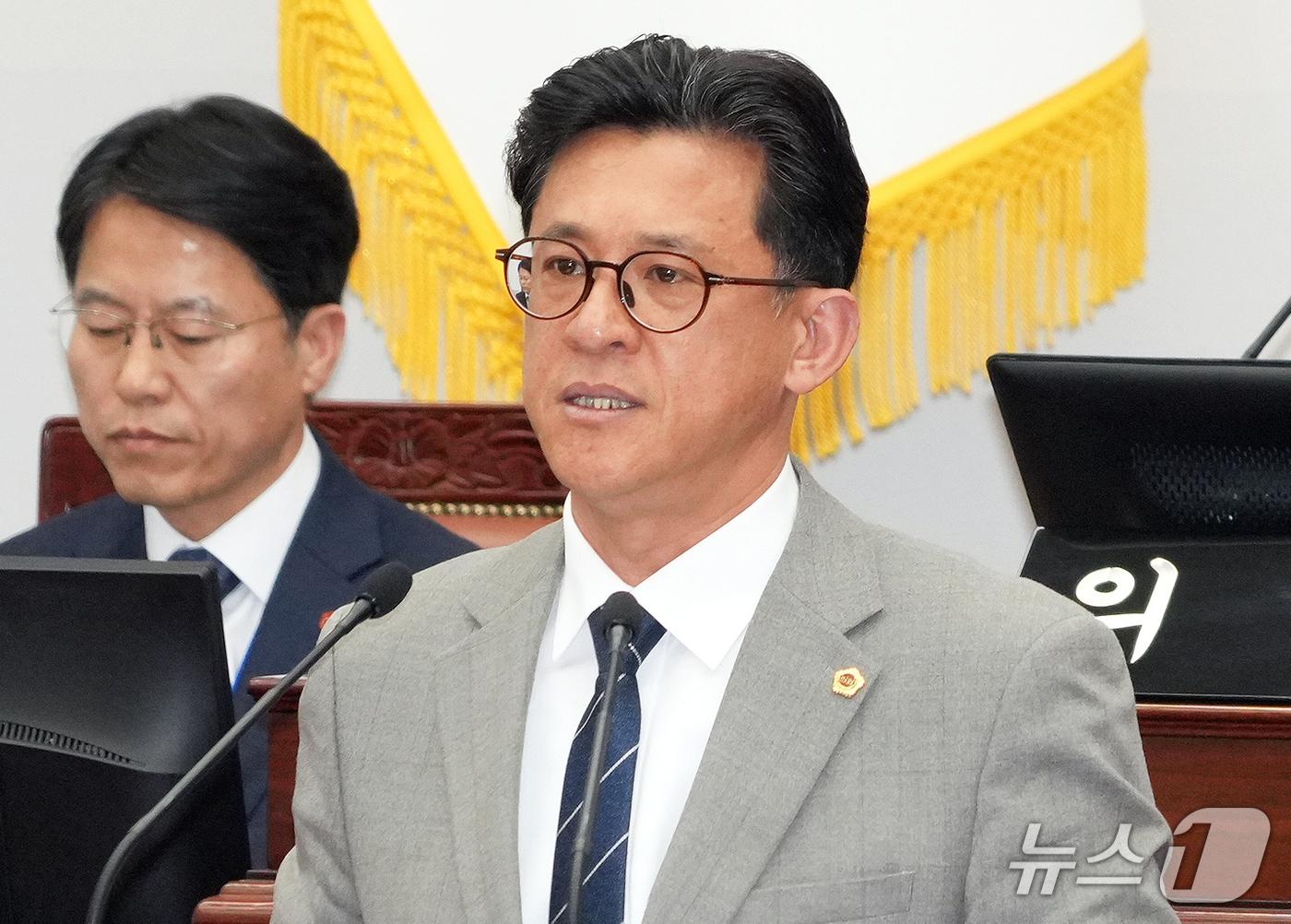 본문 이미지 - 양영수 제주특별자치도의회 의원(진보당·제주시 아라동 을).(제주특별자치도의회 제공, 재판매 및 DB 금지)