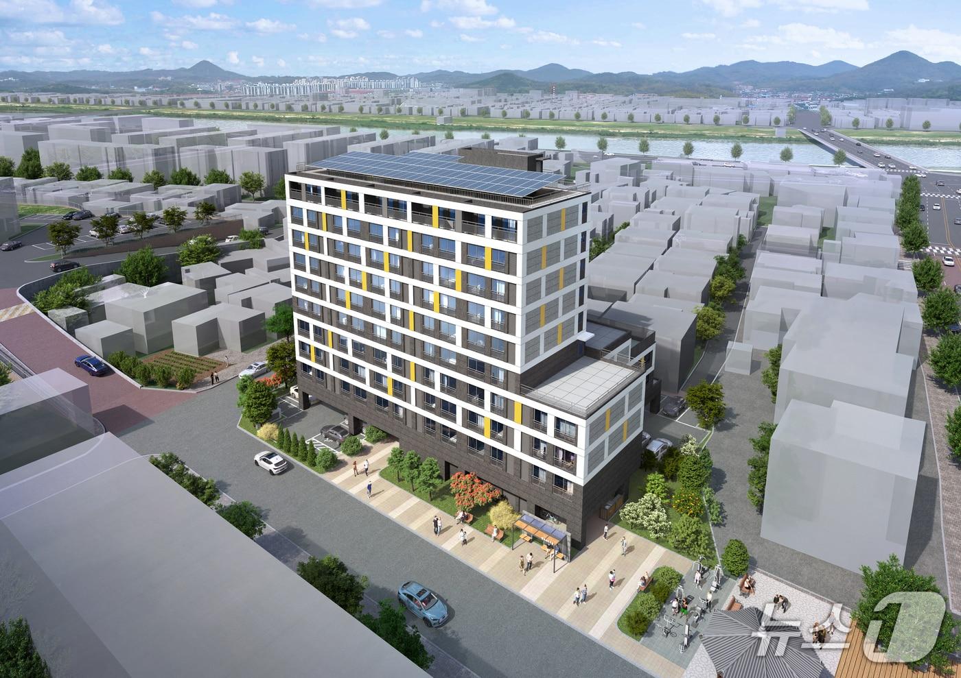 본문 이미지 - 강원 강릉 입암동 통합공공임대주택 조감도.(강릉시 제겅, 재판매 및 DB 금지) 2026.3.19/뉴스1