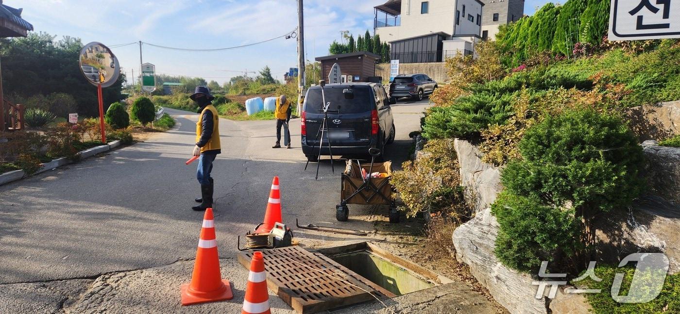 본문 이미지 - 청주시 지하 시설물 전산화 작업.(시 제공. 재판매 및 DB금지)