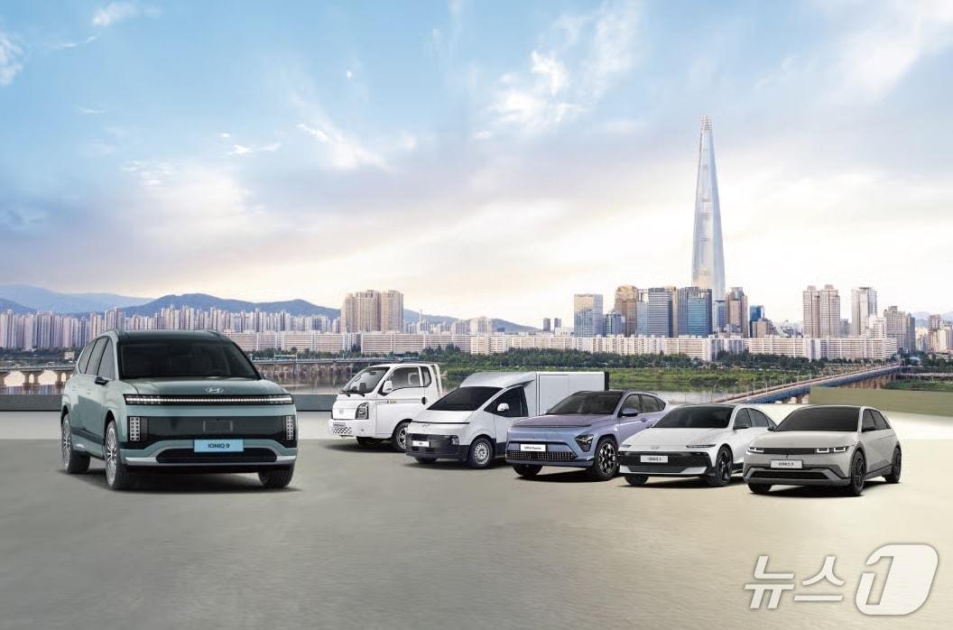 본문 이미지 - 현대차 아이오닉 9 '올해의 차 3관왕' 달성 기념 EV 특별 프로모션 실시(현대차 제공)