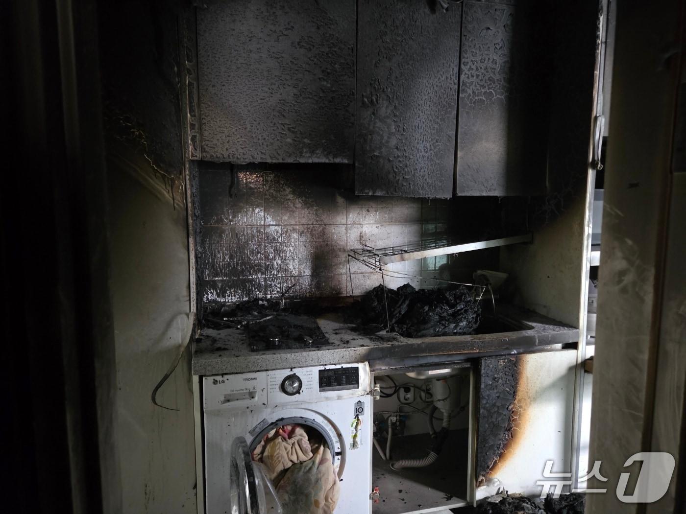 본문 이미지 - 서귀포 원룸에서 발생한 화재/뉴스1 