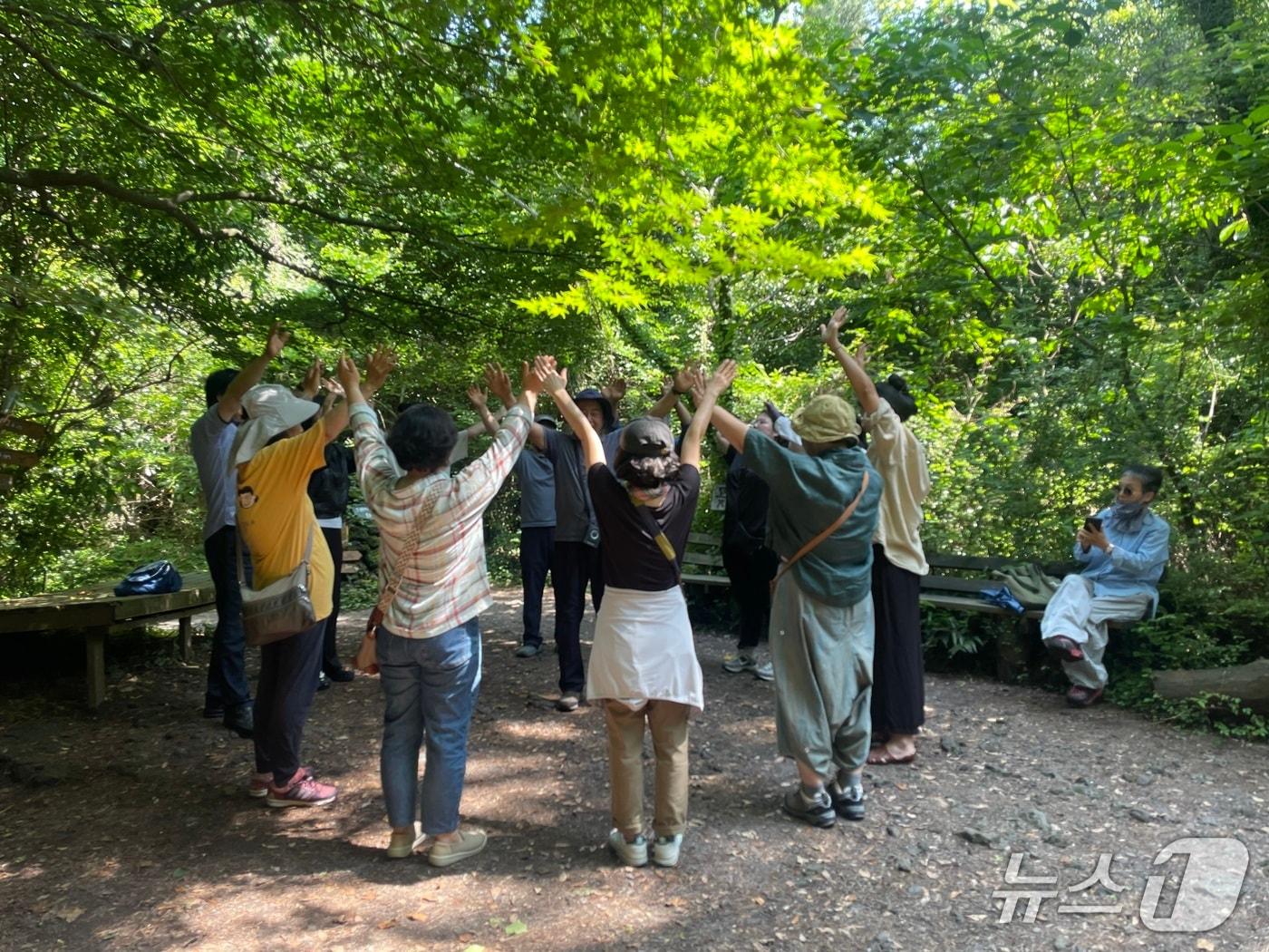 본문 이미지 -  지난해 치유농업시설 운영자 과정 교육 모습./뉴스1