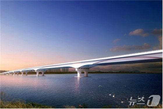 본문 이미지 - 부산 사상구 엄궁대교 조감도.(부산시청 제공. 재판매 및 DB 금지)