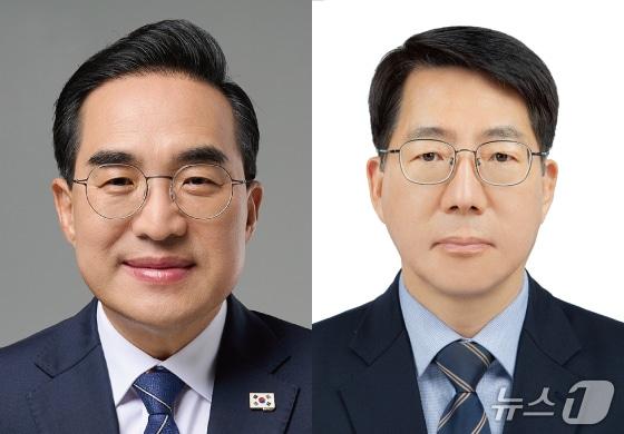 본문 이미지 - 이재명 대통령이 2일 기획예산처 장관 후보자에 박홍근 더불어민주당 의원(왼쪽)을 해양수산부 장관 후보자에 황종우 한국해사협력센터 국제협력위원장을 지명했다. (청와대 제공. 재판매 및 DB 금지) 2026.3.2 ⓒ 뉴스1 이재명 기자