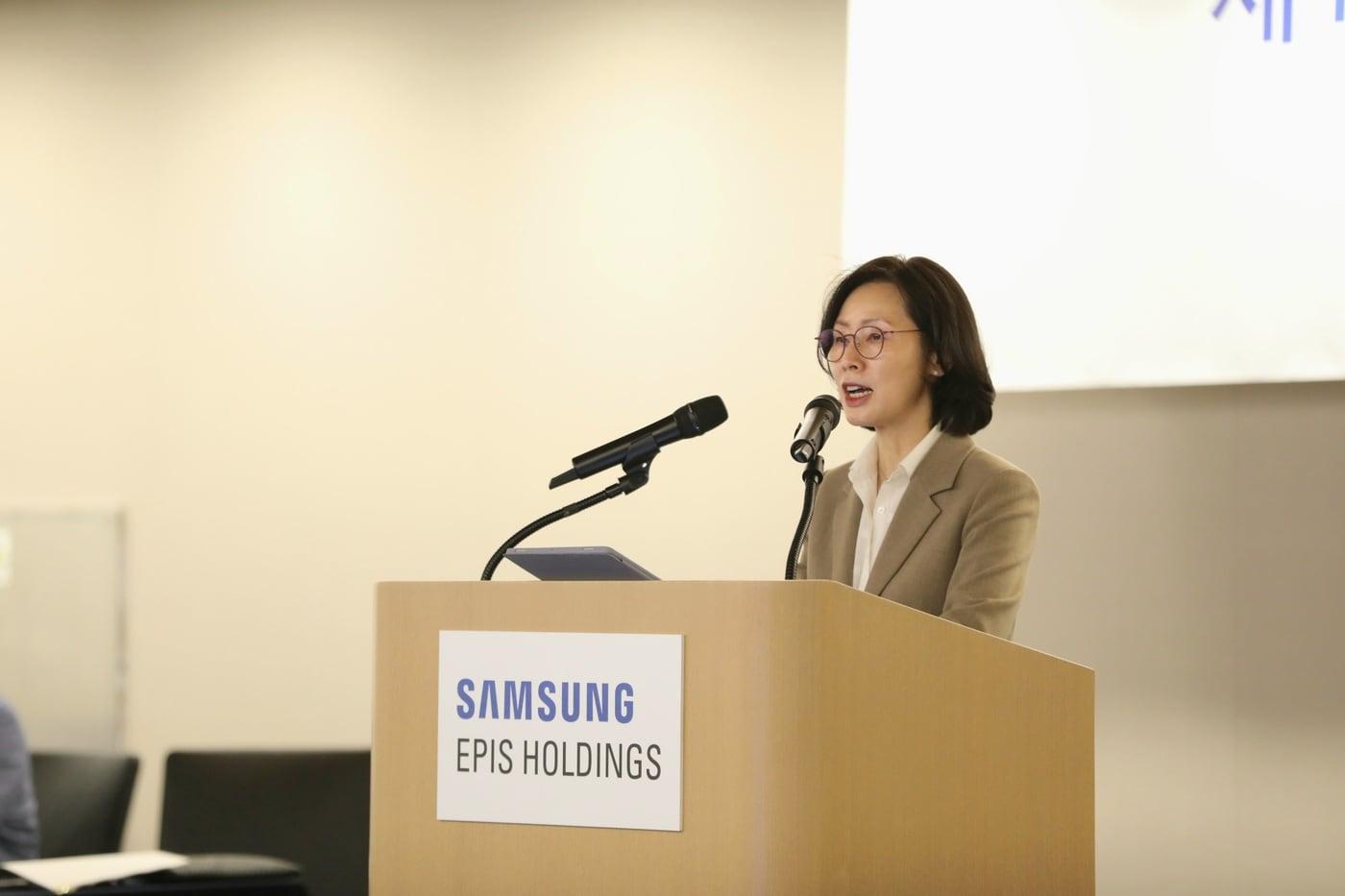 본문 이미지 - 김경아 삼성에피스홀딩스 사장.(삼성에피스홀딩스 제공)