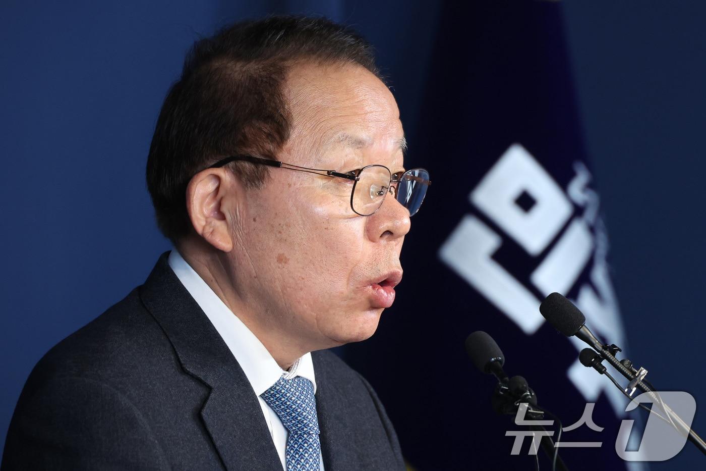 본문 이미지 - 김이수 더불어민주당 공천관리위원장 2026.3.20 ⓒ 뉴스1 신웅수 기자