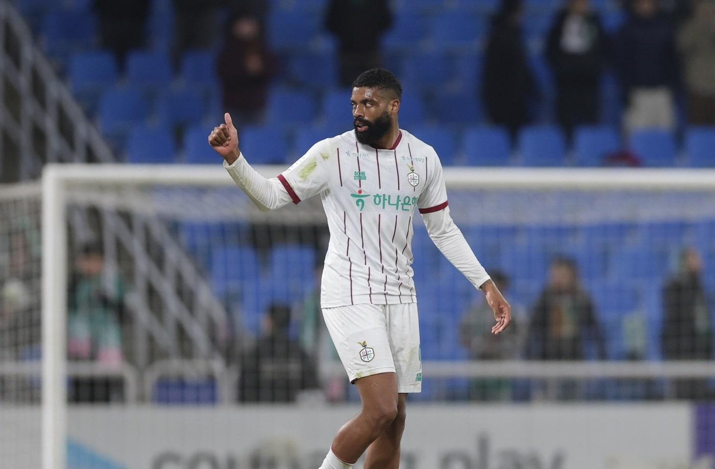 본문 이미지 - 대전 하나시티즌 공격수 디오고. (한국프로축구연맹 제공)