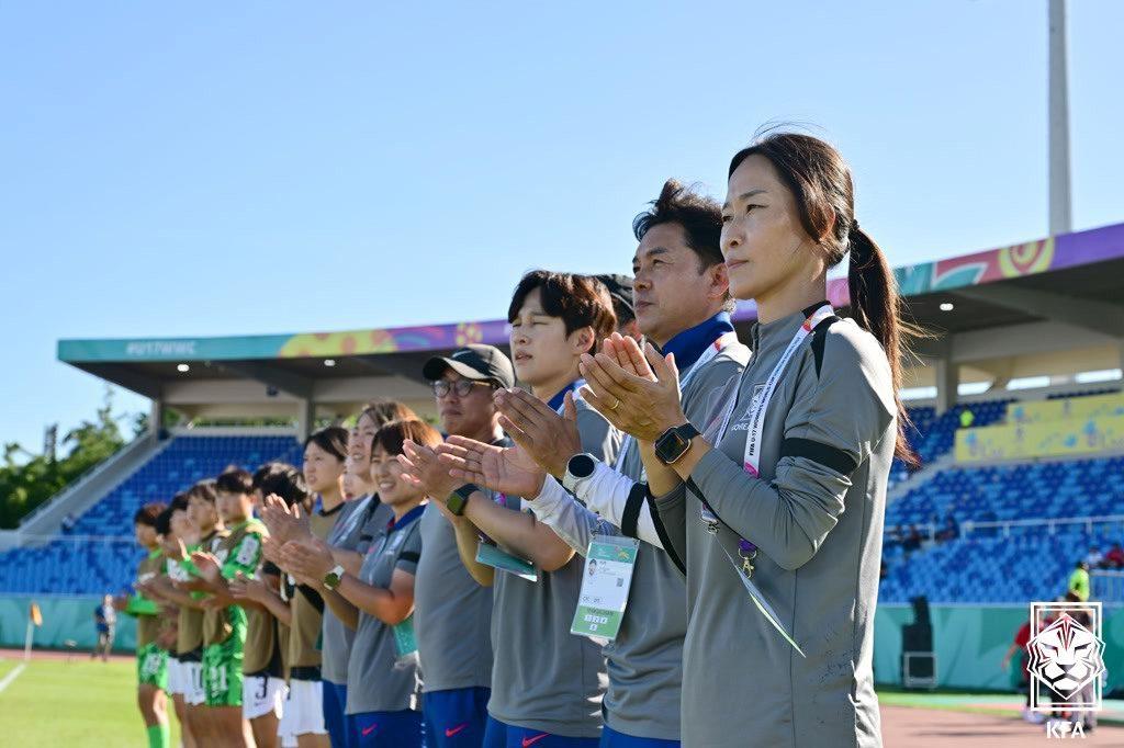 본문 이미지 - 한국여자축구의 김은정 감독(대한축구협회 제공) 