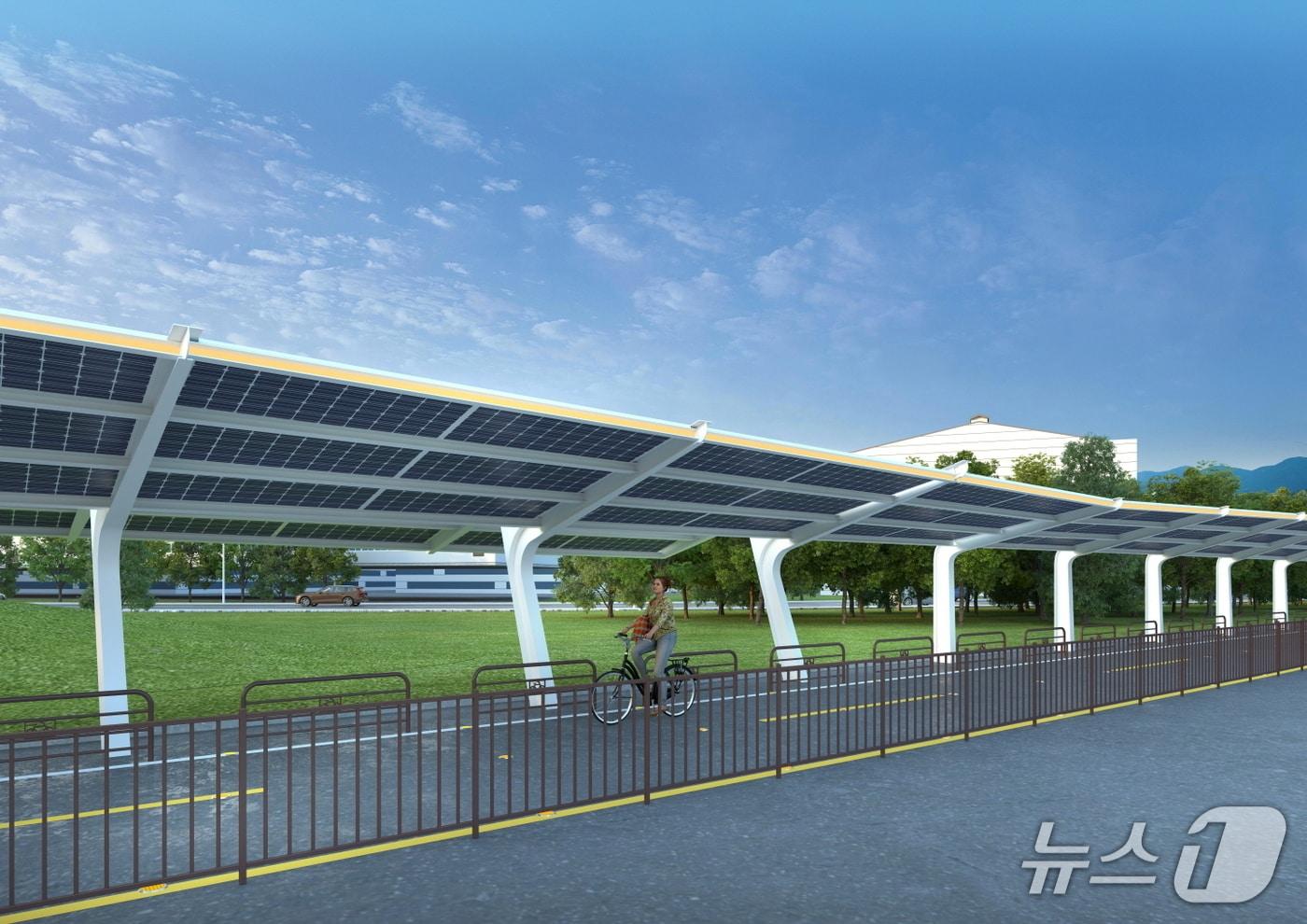 본문 이미지 - 경기 햇빛 자전거길 조감도.(시흥시 제공)
