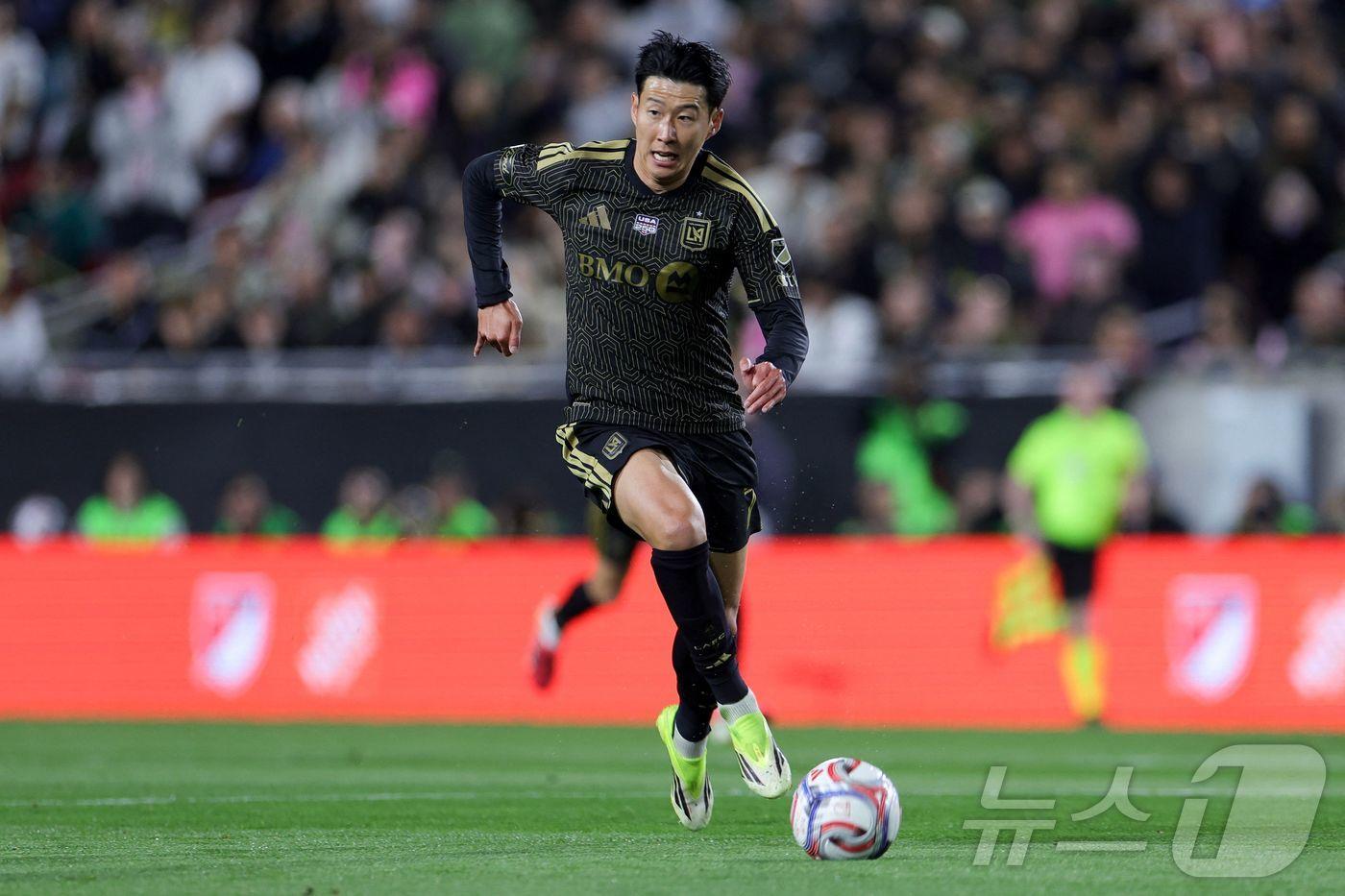 본문 이미지 - LA FC의 손흥민. ⓒ AFP=뉴스1