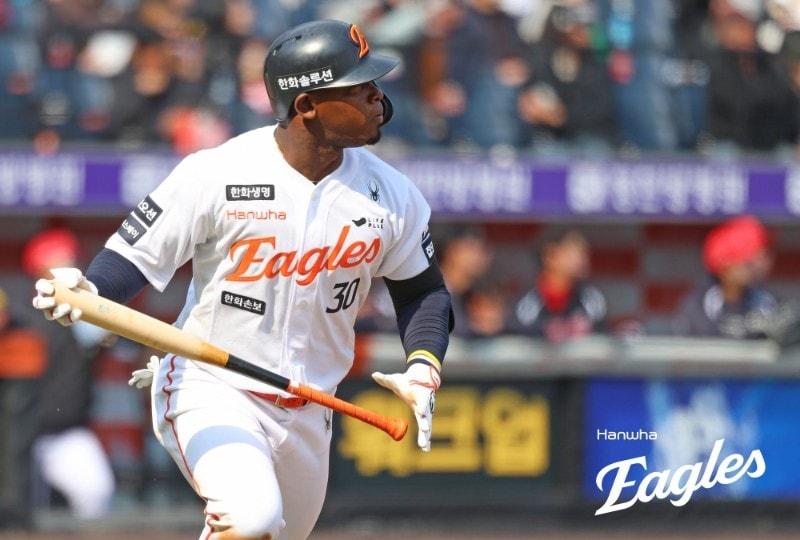 본문 이미지 - 한화 외국인 타자 페라자.(한화 이글스 제공)