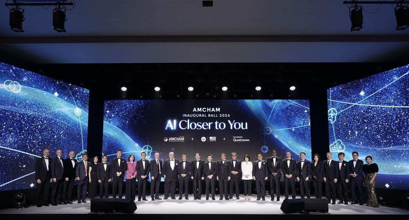 본문 이미지 - 주한미국상공회의소(암참)은  20일 그랜드 하얏트 서울 호텔에서 퀄컴 테크놀로지스와 '2026 암참 이사진 취임식'을 개최했다.(암참제공)