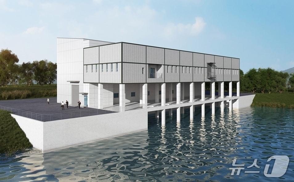 본문 이미지 - 강매 배수펌프장 조감도. (고양시 제공, 재판매 및 DB금지)