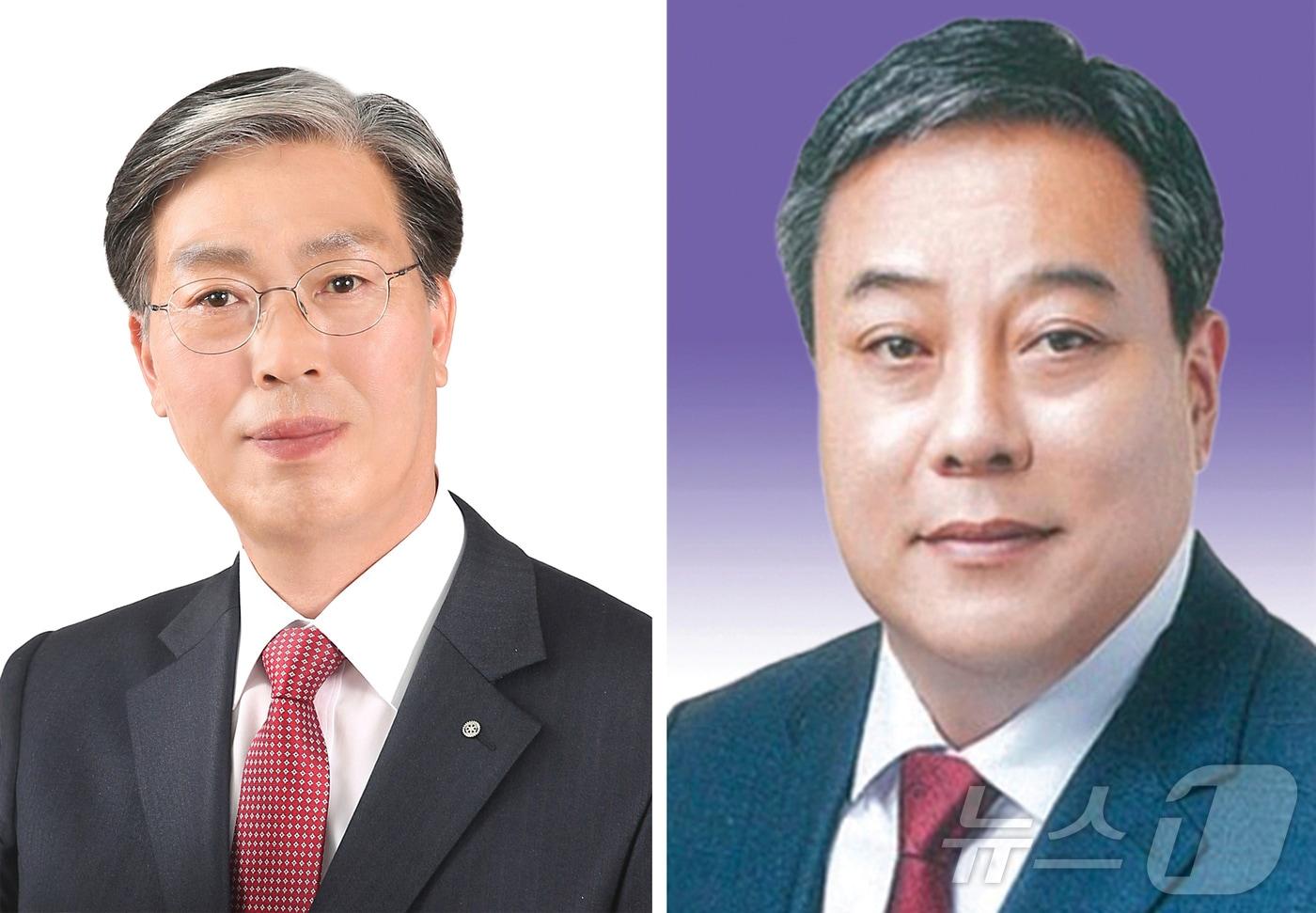 본문 이미지 - 경북도의회는 22일 윤철남 의원과 노성환 의원이 각각 대표 발의한 관련 조례안이 상임위원회 심사를 통과했다.사진은 회 윤철남,노성환 의원 ⓒ 뉴스1 김대벽기자