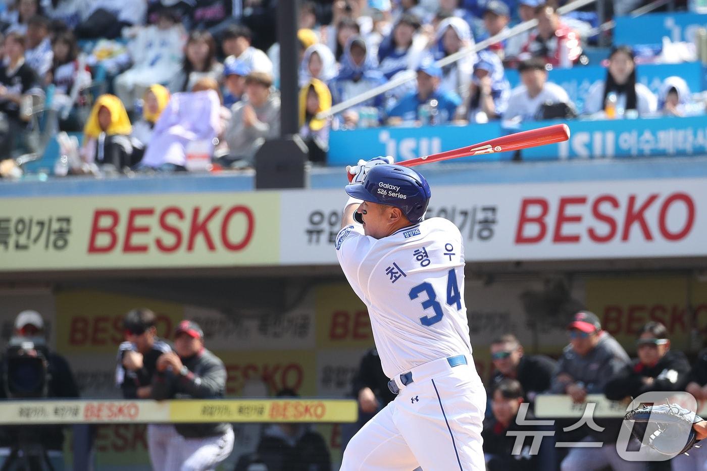 본문 이미지 - 삼성 라이온즈 최형우. ⓒ 뉴스1 공정식 기자