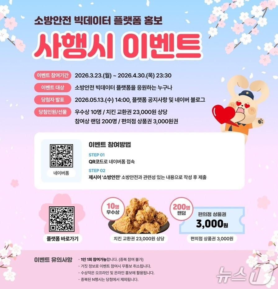 본문 이미지 - 사행시 이벤트.(소방청 제공)