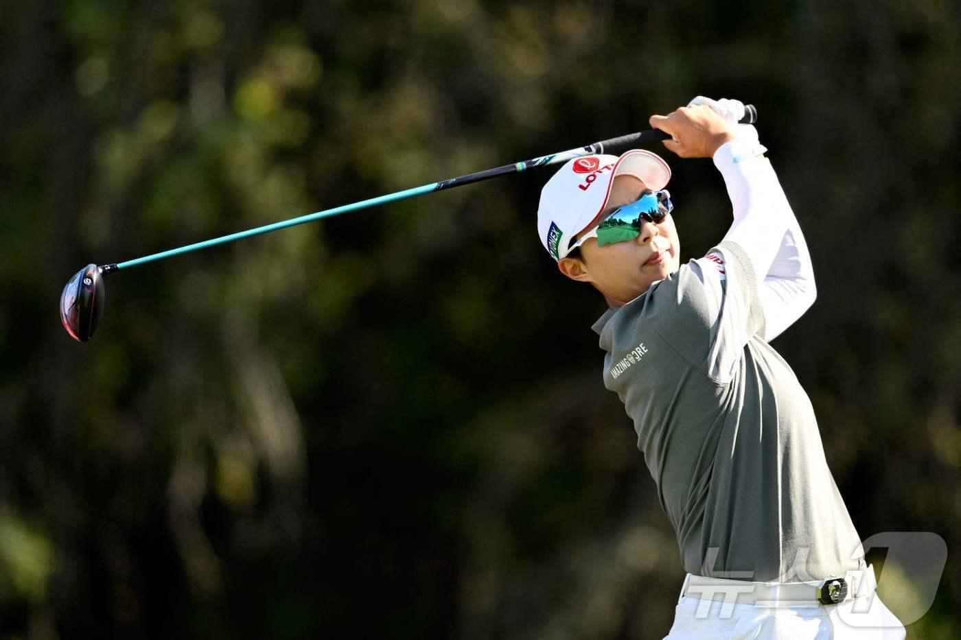 본문 이미지 - 김효주(31·롯데)가 LPGA투어 포티넷 파운더스컵에서 우승했다. ⓒ AFP=뉴스1