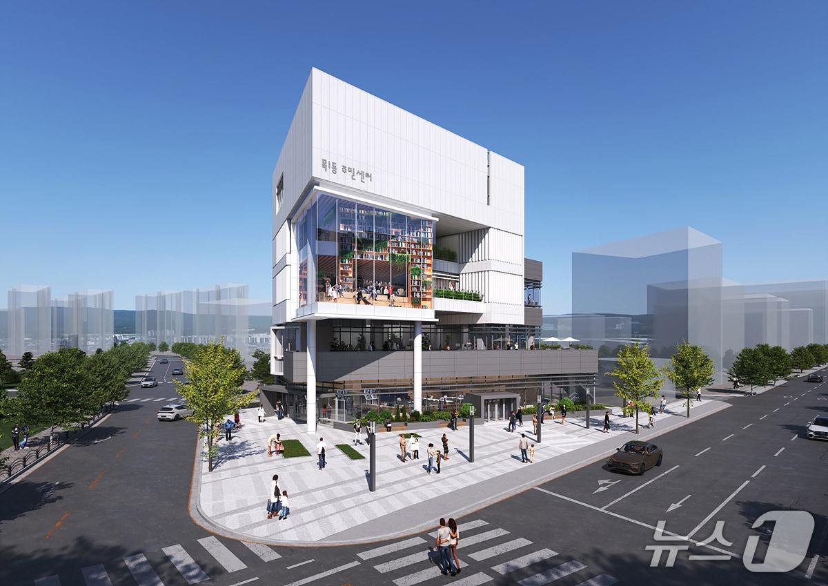 본문 이미지 - '목1동 신청사' 조감도.(양천구 제공)