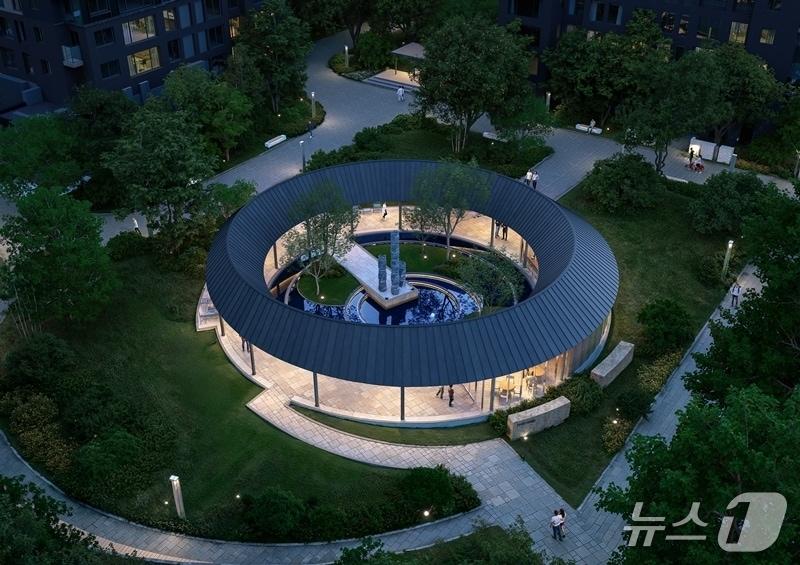 본문 이미지 -  잠실 래미안 아이파크 단지 내 '파크 오아시스' 