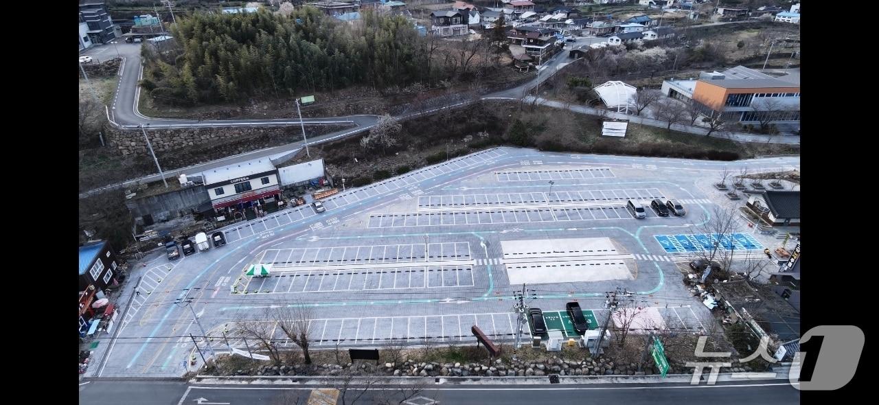 본문 이미지 - 하동군 쌍계사 일원 주차장(하동군 제공. 재판매 및 DB금지).