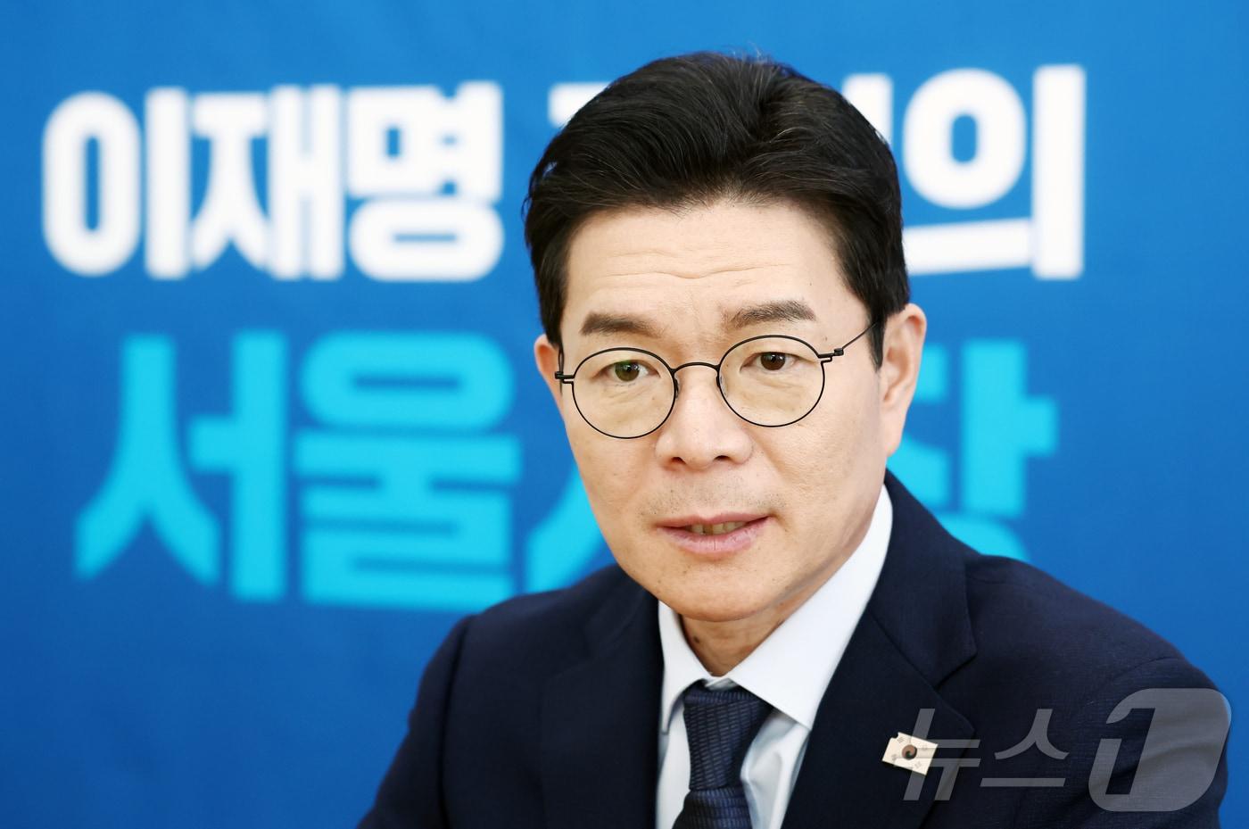 본문 이미지 - 정원오 더불어민주당 서울시장 예비후보. ⓒ 뉴스1 김민지 기자