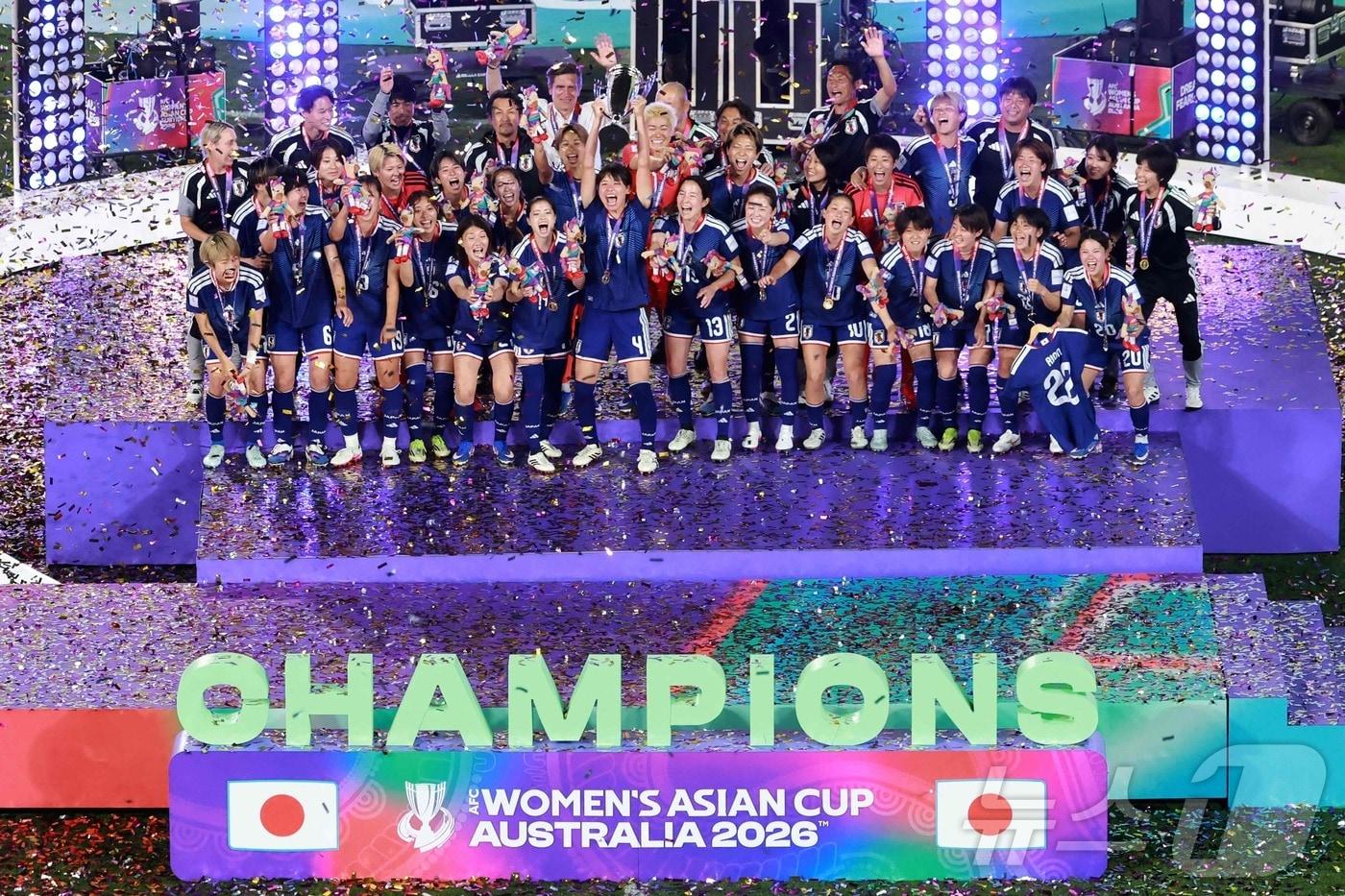 본문 이미지 - 여자 아시안컵이 역대 최다 관중 기록을 달성했다.ⓒ AFP=뉴스1